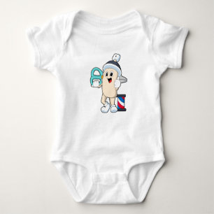 Hairspray as Hairdresser with Scissors Baby Bodysuit