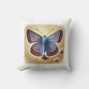 Hairstreak butterfly 211024IREF217 - Watercolor Cushion