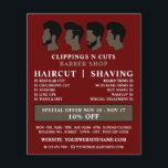Hairstyles, Men's Barbers Advertising Flyer<br><div class="desc">Hairstyles,  Men's Barbers Advertising Flyers By The Business Card Store.</div>