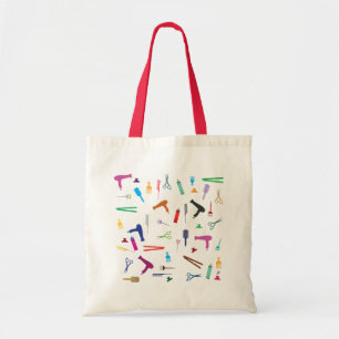 Hairstyles tools 2 tote bag