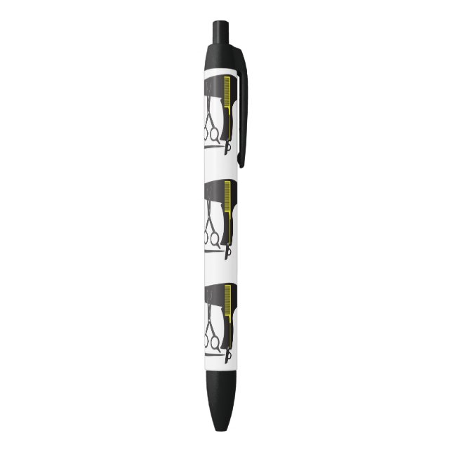 Hairstyles tools black ink pen (Bottom (Vertical))