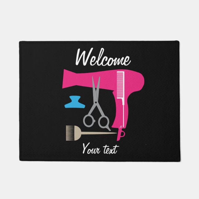 Hairstyles tools doormat (Front)