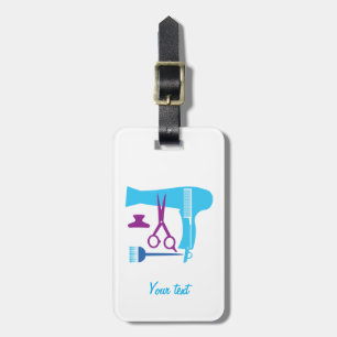 Hairstyles tools luggage tag
