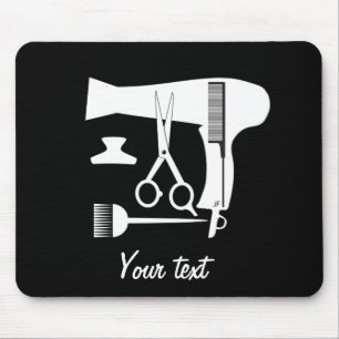 Hairstyles tools mouse pad