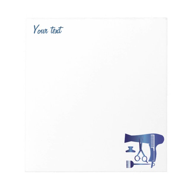 Hairstyles tools notepad (Front)