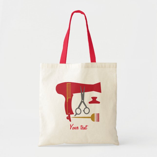 Hairstyles tools tote bag (Front)