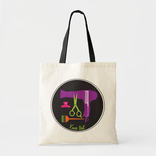 Hairstyles tools tote bag (Front)