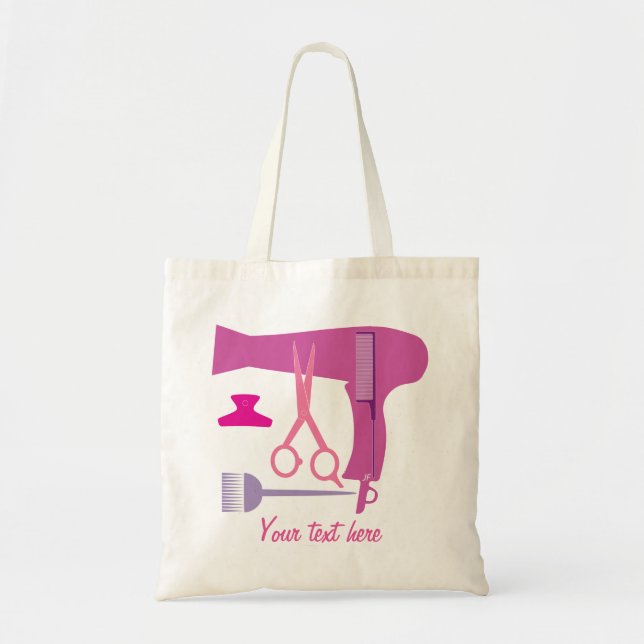 Hairstyles tools tote bag (Front)