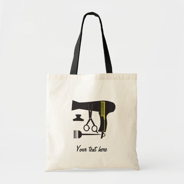 Hairstyles tools tote bag (Front)