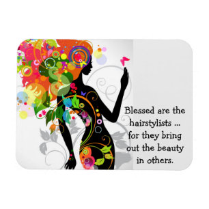 Hairstylist Graphic Magnet