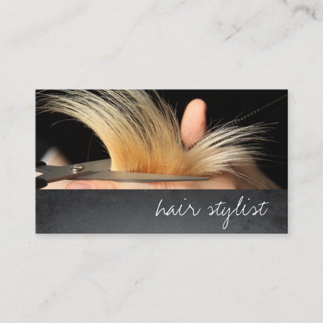 Hairstylist / Hair Business Card (Front)