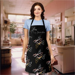 Hairstylist Hair Dresser Salon Rose Gold Scissors Apron<br><div class="desc">This design may be personalised by choosing the customise option to add text or make other changes. If this product has the option to transfer the design to another item, please make sure to adjust the design to fit if needed. Contact me at colorflowcreations@gmail.com if you wish to have this...</div>