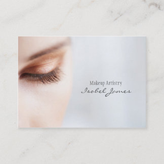 hairstylist hair stylist makeup artist model girl business card