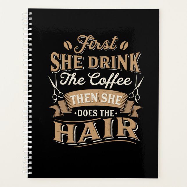 Hairstylist Hairdresser Gift Planner (Front)