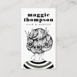 HAIRSTYLIST   Hairstylist & Beautician Business Ca Card