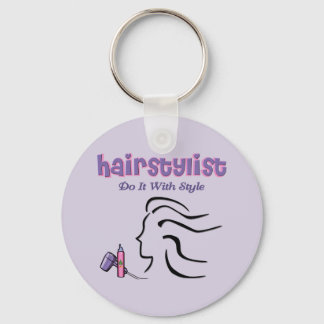 Hairstylist Key Ring