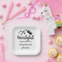 Hairstylist Quote Funny Hairdresser Stars Party