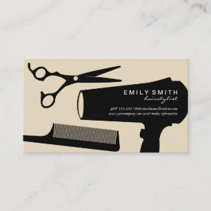 Hairstylist Tools Business Card