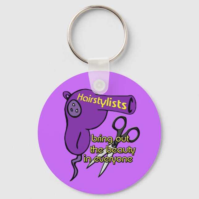 Hairstylists Keychain (Front)