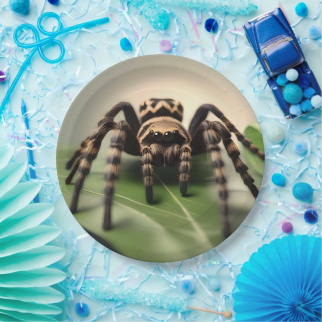 Hairy Australian Tarantula: Nature's Gentle Giant, Paper Plate (Party)