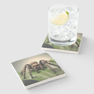 Hairy Australian Tarantula: Nature's Gentle Giant Stone Coaster