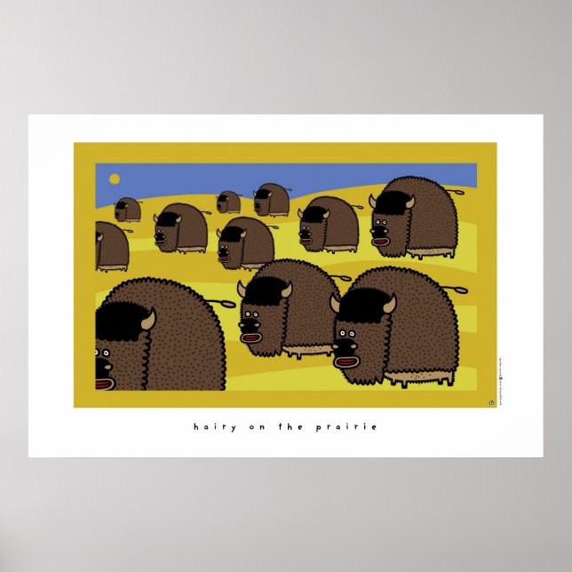 hairy on the prairie poster (Front)