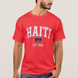 Haiti 1804 Heritage Flag Pride Design T-Shirt