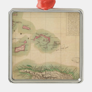 Haiti and Dominican Republic Sep 68 Metal Tree Decoration