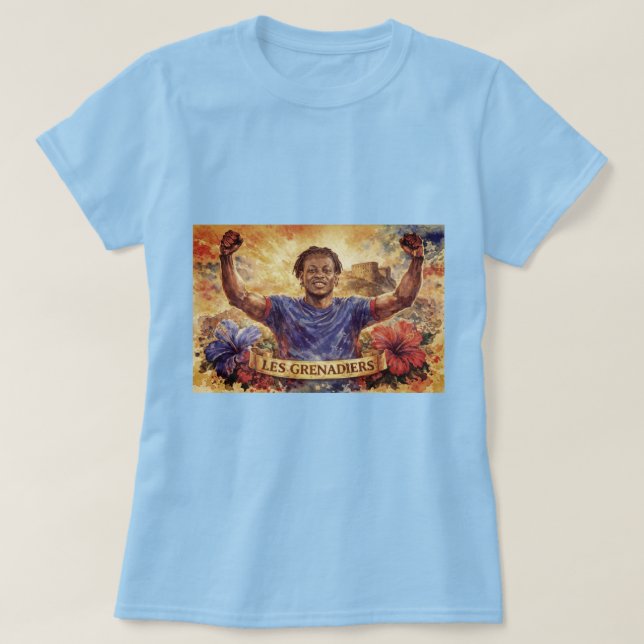 Haiti Back in the World Cup T-Shirt (Design Front)