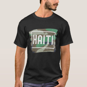Haiti  Camouflage T-Shirt