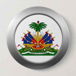 Haiti Coat of Arms 10 Cm Round Badge