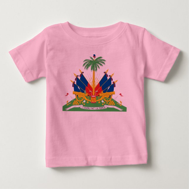Haiti Coat of Arms Baby T-Shirt (Front)