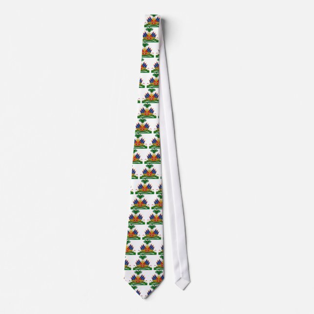 Haiti Coat of Arms detail Tie (Front)