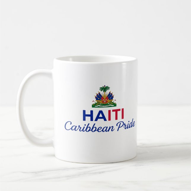 Haiti Coat of Arms | Everyday Pride Coffee Mug (Left)