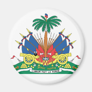 HAITI COAT OF ARMS - MAGNET