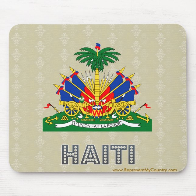 Haiti Coat of Arms Mouse Pad (Front)