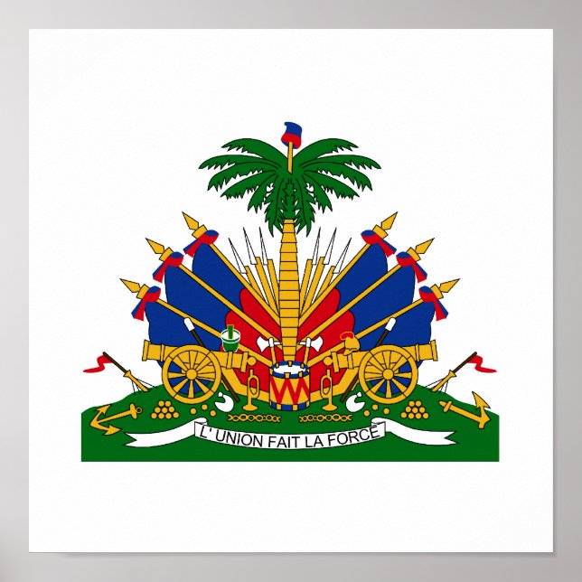 Haiti Coat of Arms Poster (Front)