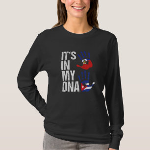 Haiti Cuba Flag Nationality Caribbean Country Hait T-Shirt
