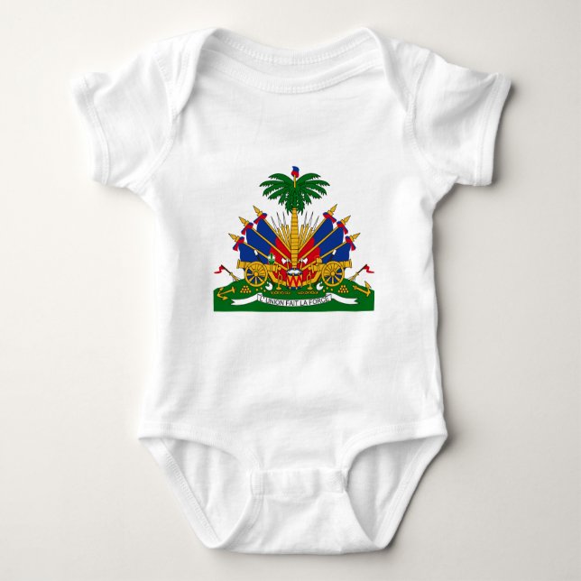 haiti emblem baby bodysuit (Front)