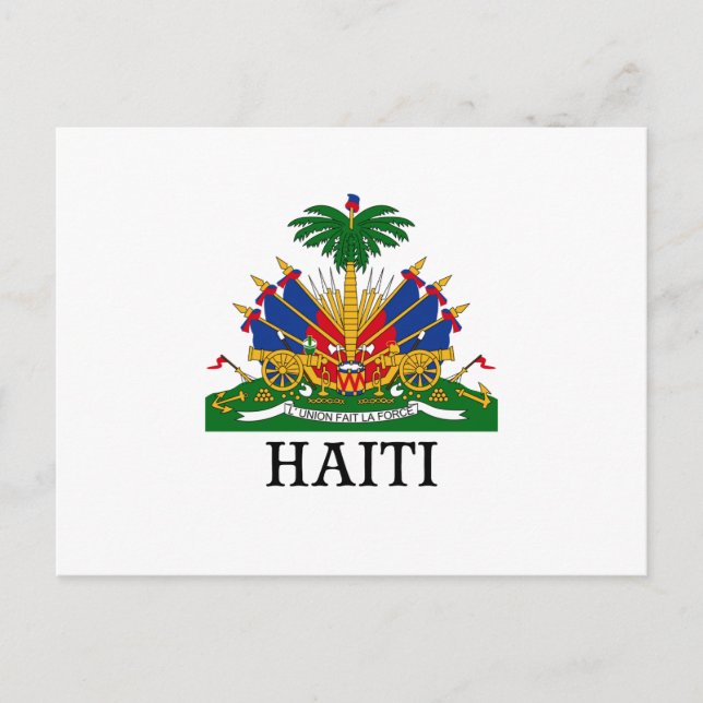 HAITI - emblem/coat of arms/flag/symbol Postcard (Front)