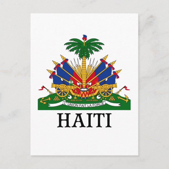 HAITI - emblem/coat of arms/flag/symbol Postcard (Front)