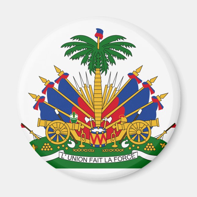 haiti emblem magnet (Front)