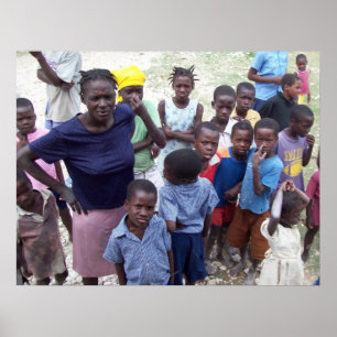 Haiti Faces of Hunger Poster