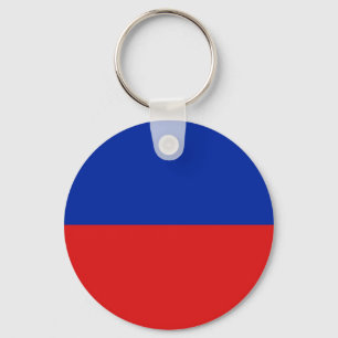 Haiti Fisheye Flag Keychain
