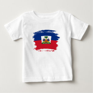 Haiti flag baby T-Shirt