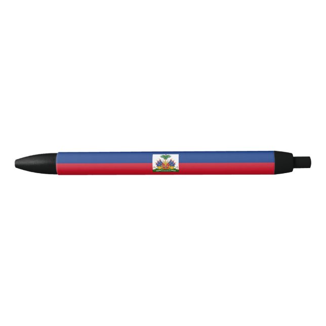 Haiti flag black ink pen (Front)