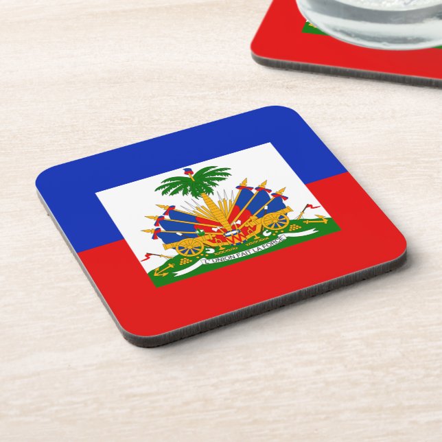 Haiti Flag  Coaster (Left Side)
