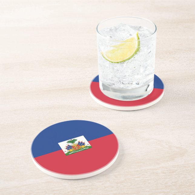 Haiti flag coaster (Side)