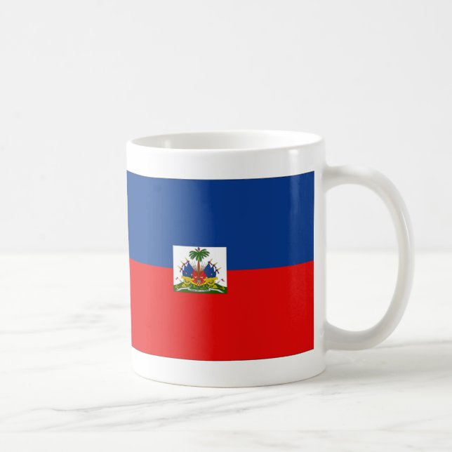Haiti flag coffee mug (Right)