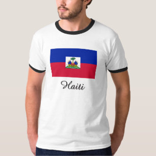 Haiti Flag Design T-Shirt